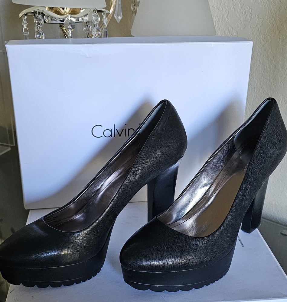 Calvin Klein Classic Black Heels